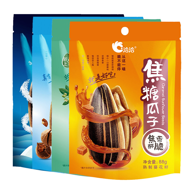 【ChaCheer/洽洽焦糖藤椒山核桃海瓜子88g】恰恰坚果炒货葵花籽办
