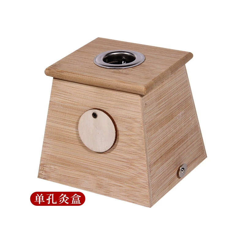 Bamboo moxibustion box, universal wooden moxibustion jar, household moxibustion box, soles of foot moxibustion shoes, moxibustion equipment
