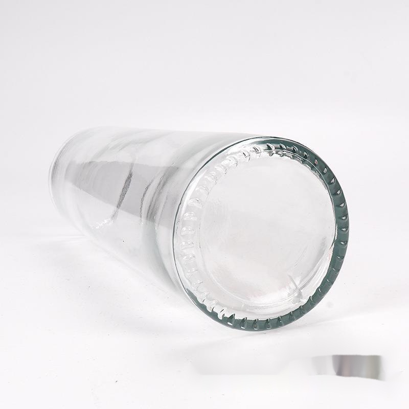 批发透明玻璃蜡烛台蜡烛杯丝印烤花耶稣教堂直筒喷色多种规格油瓶