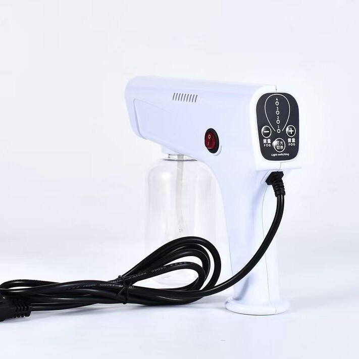 工場直売の新型赤外線スプレーガンのグラタン保護器のナノ蒸気機の美容室の赤い青い光のかすみの機械|undefined