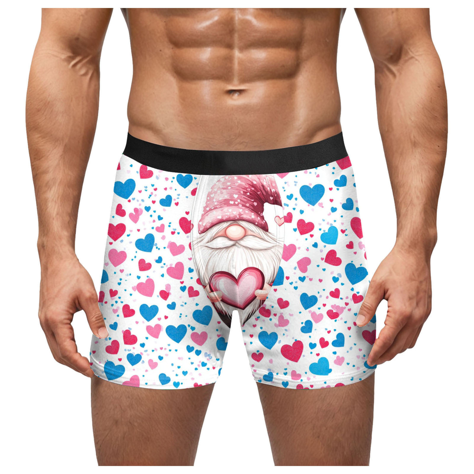 Ropa interior de hombre, bóxer, bóxer, pantalones cortos juveniles de cuatro estaciones de color sólido simples y divertidos MP01