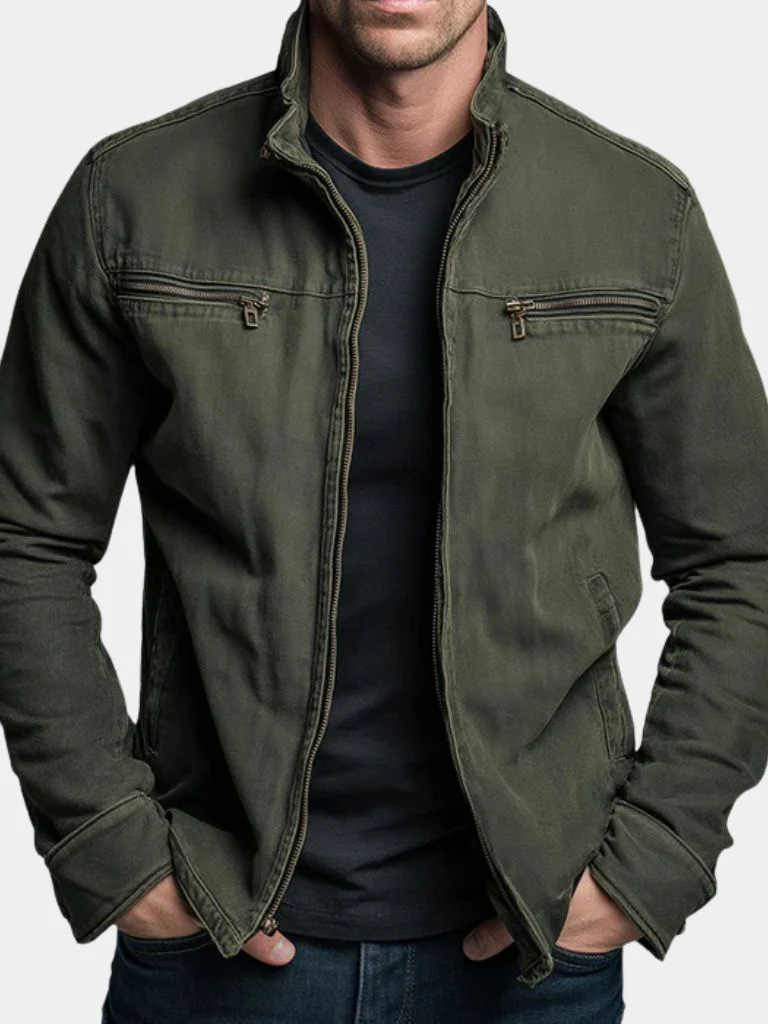 Chaqueta europea y americana transfronteriza, chaqueta de trabajo de hombre, camiseta de manga larga, cardigan relajado, comercio exterior, ropa transfronteriza de hombre