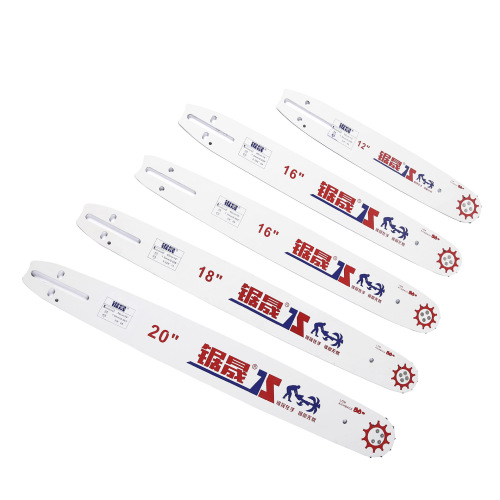 Manufacturer 60 silicon wear-resistant gasoline saw guide plate electric saw logging saw chain plate 12 16 18 20 inch saw plate