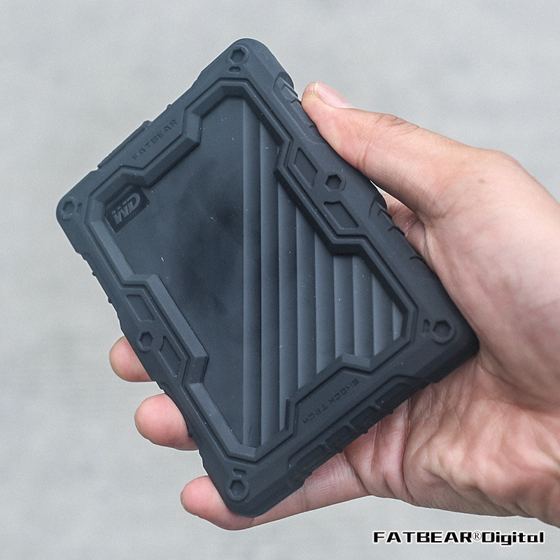 Fat Bear WD Western Digital My Passport portable mobile hard disk drop-resistant protective case shockproof silicone case accessories