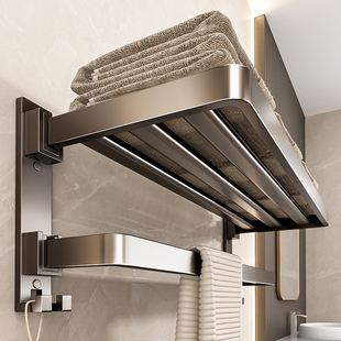 1300 Towel Rack Bathroom Storage Rack Punch-Free Bathroom Shelf Pendant Toilet Bathroom Towel Rack