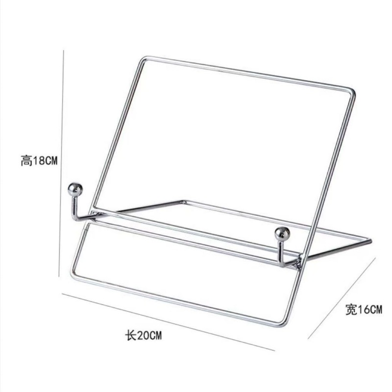 Metal Tablet Stand Desktop Lazy Support Stand Wrought Iron Learning Stand Portable Reading Stand Ins Style