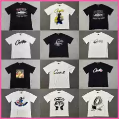 Cross-border Wholesale Streetwear Alcatraz Letter Logo Print Crewneck Versatile Loose Short Sleeve T-Shirt Tee