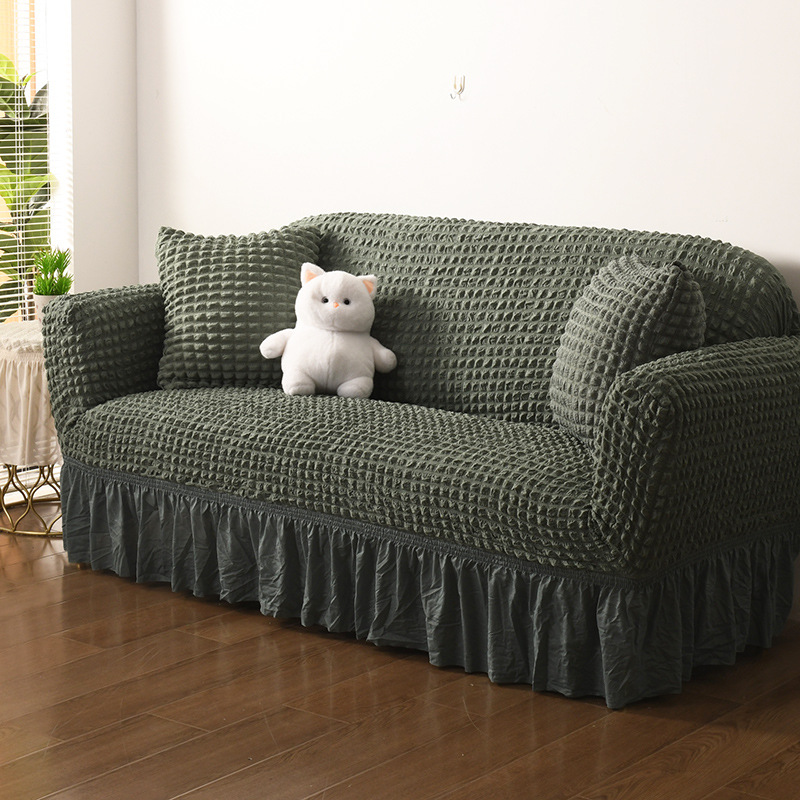 Funda de sofá de estilo europeo, todo incluido, esvástica, nueva cubierta de sofá elástica perezosa universal de cuatro estaciones, cubierta de polvo de sofá doméstico