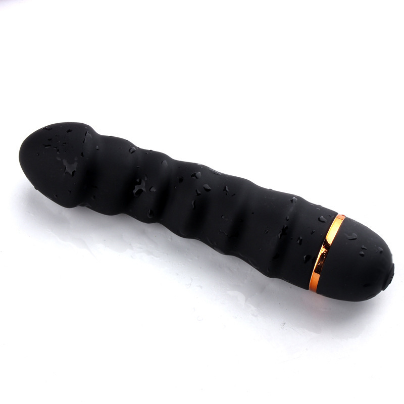 Vibrating Prostate Massager, Silicone Anal Plug with Button Control, Purple — detail image 6