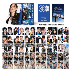 外贸专供现货92张STRAY KIDS新专Karma卡片KPOP明星周边LOMO小卡