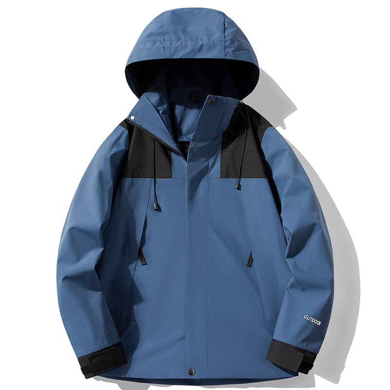 Chaqueta de Montaña Impermeable y Cortavientos 3 en 1 Desmontable, Estilo Unisex, Nueva Colección 2025
