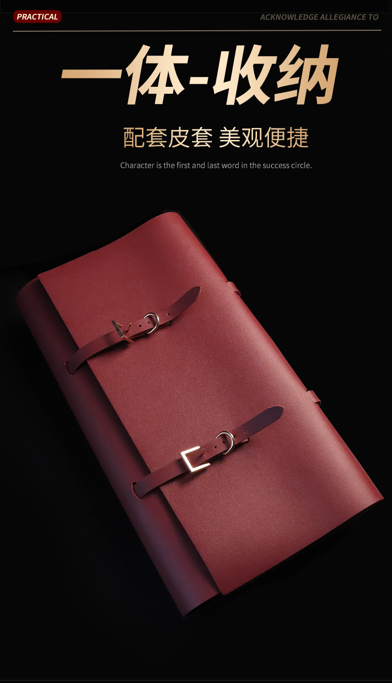 PU Leather Bondage Set with Hand and Foot Cuffs, Oral Ball, and Storage Bag — detail image 8