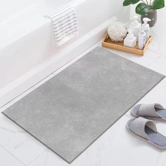 Selected Modern Minimalist Monochrome Diatomaceous Earth Doormat for Home Kitchen Bathroom Quick Absorbent Dry Fast Bathroom Mat