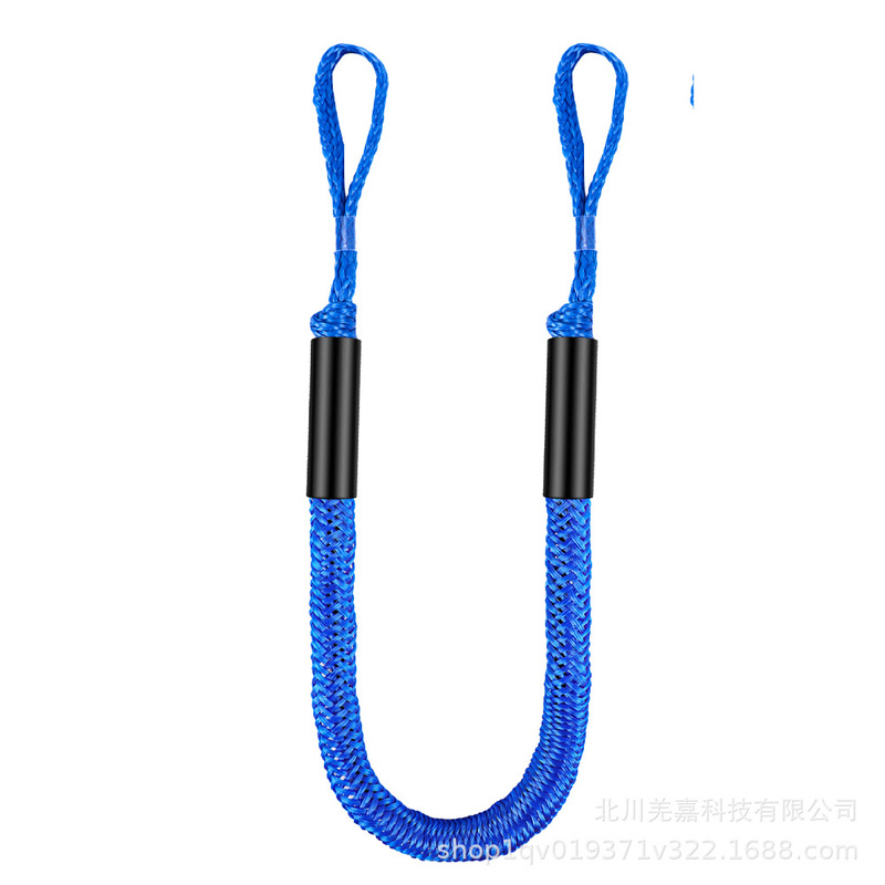 3FT90CM皮划艇冲浪滑水绳 拉伸弹力绳码头绳船泊绳橡皮艇船用停靠|undefined