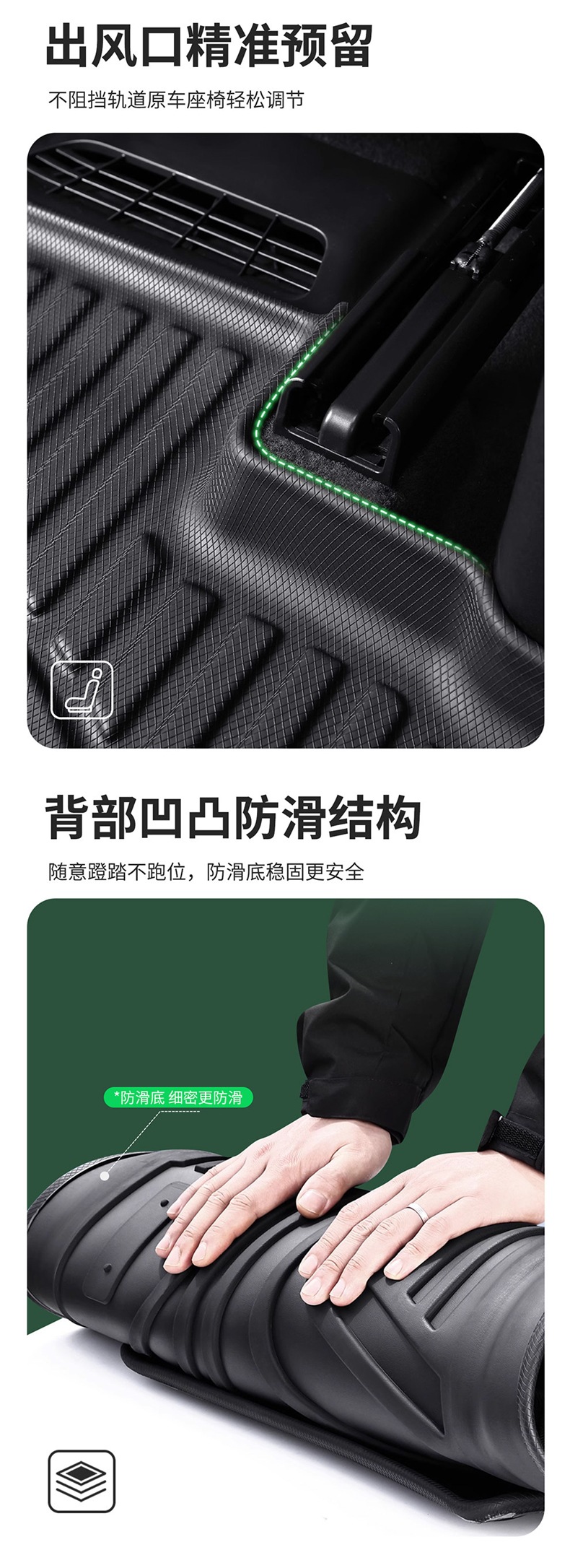 Suitable for BYD Qin Plus, Song L/Pro, Dolphin, Sea Lion, Seagull, Seal 06DM, Yuan UP, Han TPE car floor mats
