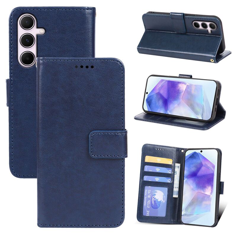 Suitable for Samsung A36 Mobile Phone Leather Case Samsunga16 Flip Cover A26 5g Photo Frame A55 Wallet Mobile Phone Protective Case Suitable for Samsung A36 Mobile Phone Leather Case Samsunga16 Flip Cover A26 5g Photo Frame A55 Wallet Mobile Phone Protective Case