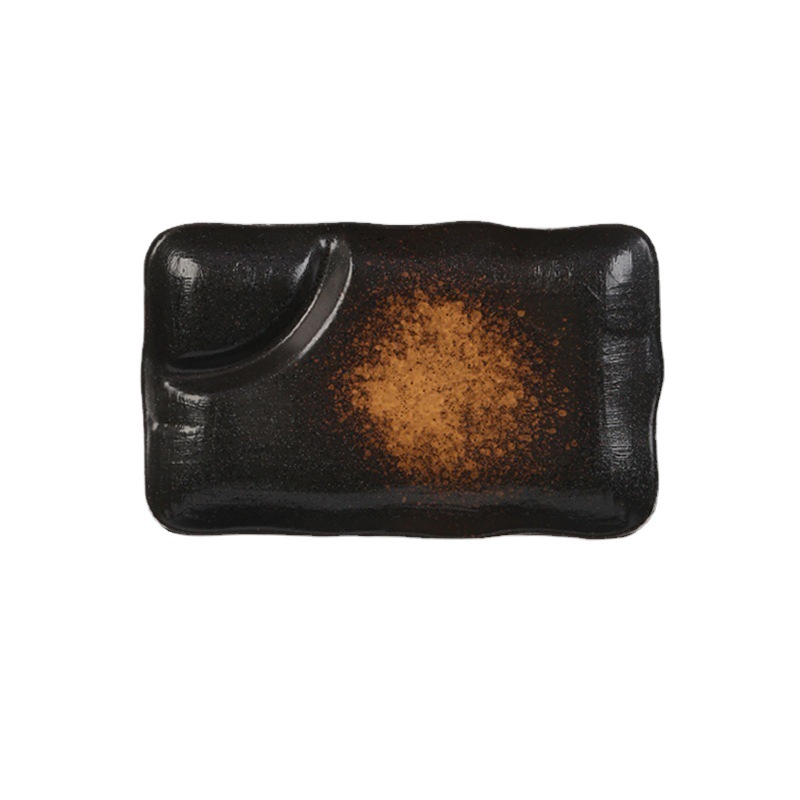 Platos de cerámica transfronterizos con platos de vinagre, platos de albóndigas, platos de sushi, platos de barbacoa japoneses y coreanos