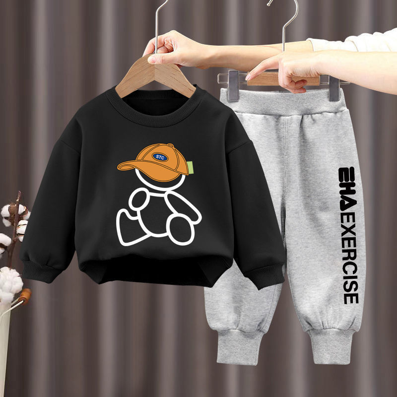 Jungen Handsom Frühling Herbst Neue kinder Koreanische Edition Sweatshirt in Kinder Sport und Freizeit Lose Zwei_voghion.com