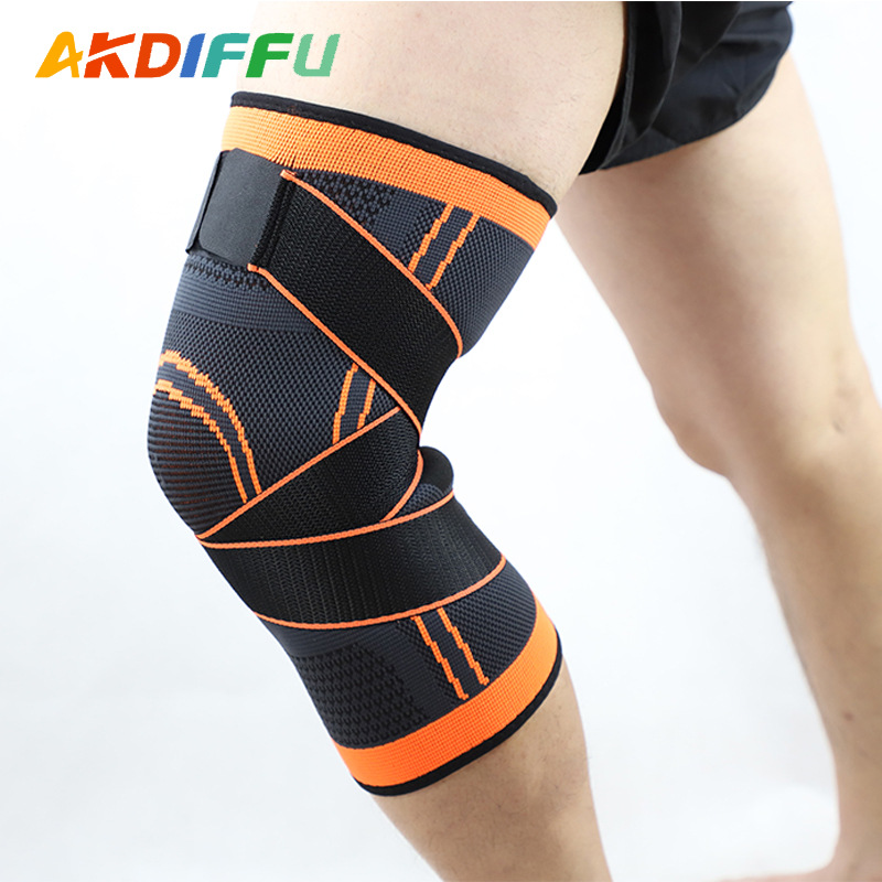 Deportes de la rodilla pad running Squat fitness Plus correa de la rodilla pad menisci cubierta protectora de entrenamiento de punto cálido equipo de protección