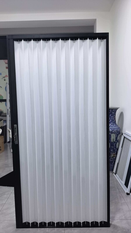 Aluminum Alloy Sliding Door with Insulation for Air-Conditioned Rooms, with Lock, Simple Design for Kitchen and Bathroom Partition, Folding Door with Lock Aluminum Alloy Sliding Door with Insulation for Air-Conditioned Rooms, with Lock, Simple Design for Kitchen and Bathroom Partition, Folding Door with Lock