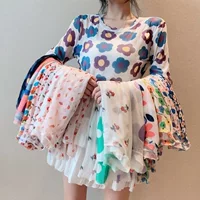 Женские масляные рукава, длинные, грязеотталкивающие, молодые, свободные, удлиненные рукава, летняя кружевная верхняя одежда.
