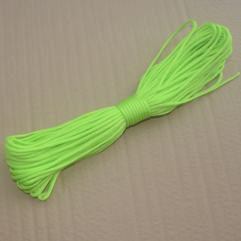 7七芯傘紐31メートル100フィート4mm屋外編みブレスレット用ひもで干しひも200色を縛る