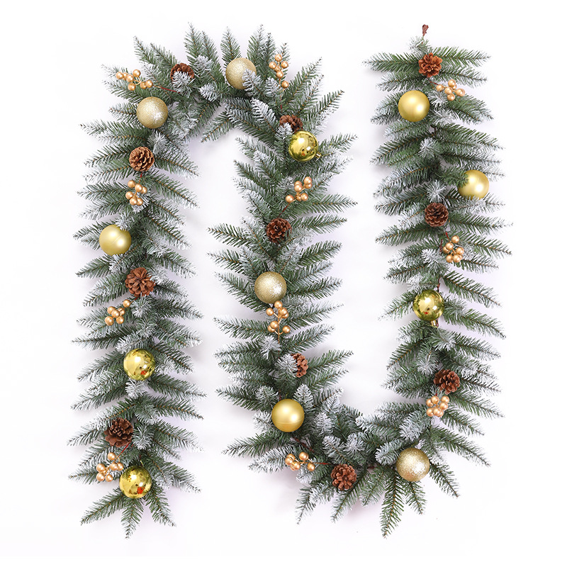 La fábrica transfronteriza directa de Navidad decoración ratán artificial ratán PVC señaló borde blanco ratán Hotel decoraciones