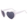 Lightweight glasses, sunglasses heart-shaped solar-powered, internet celebrity