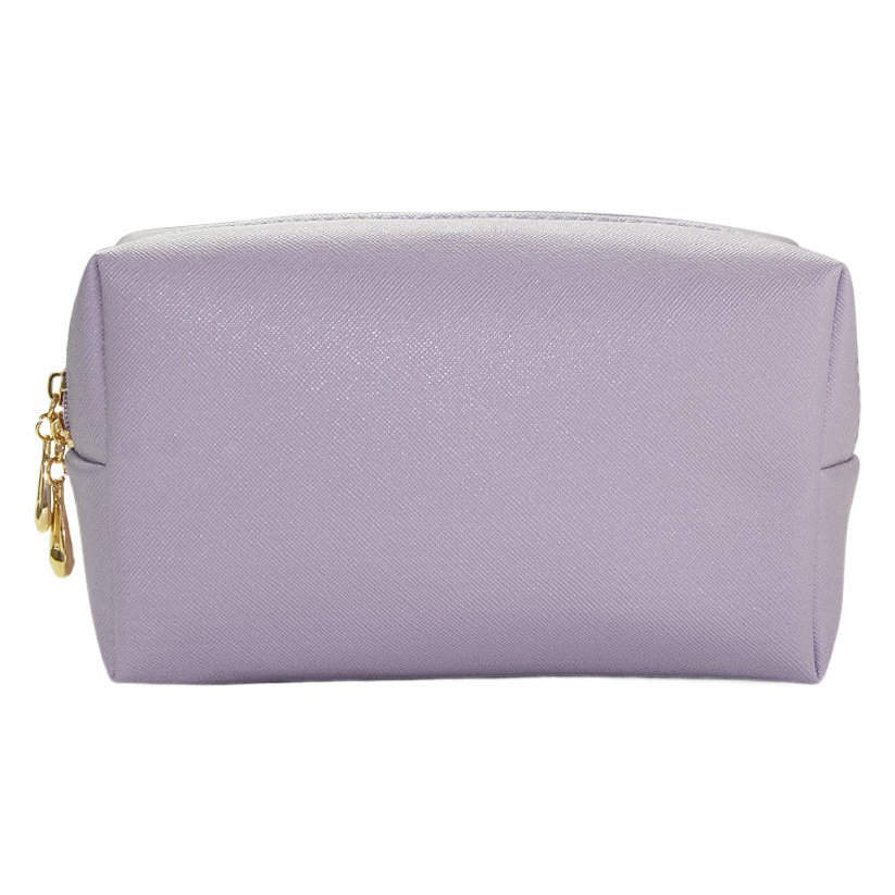 Transfronterizo de dopamina color pu cuero maquillaje almacenamiento octogonal pequeño bolso cuadrado simple color sólido regalo cosmético bolsa