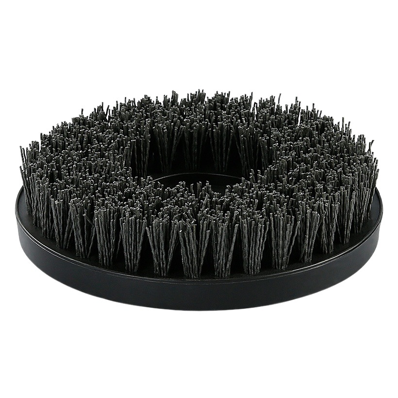 Cepillo de pulido antiguo de piedra 8 pulgadas mármol granito Litchi superficie piso fuego tablero renovación limpieza cepillo de alambre