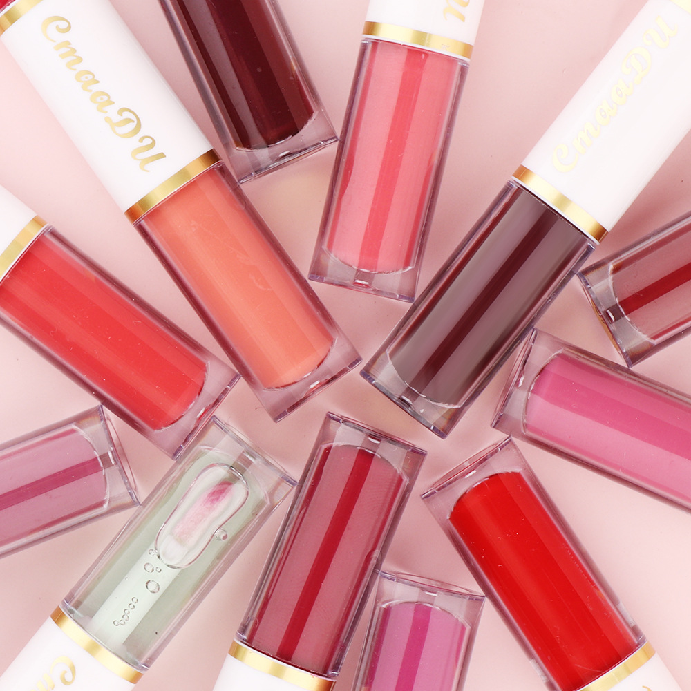 Check it out! Link Disclaimer - For export only :CmaaDu 8-piece Double-headed Long-lasting Lip gloss undefined