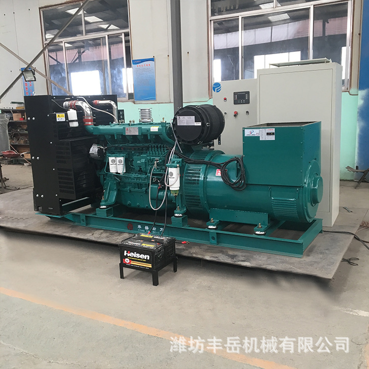 潍柴400kw柴油发电机组 全自动静音箱防雨罩 400千瓦全铜发电机