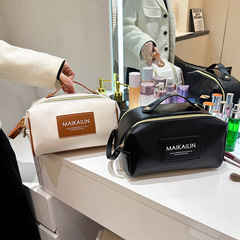 新款雙拉化妝包高顏值大容量便攜收納包旅行洗漱包代發批發