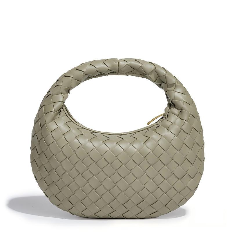 Cross-Border Hand-Woven Dumpling Bag For Women, Luxury Niche Handbag, High-End Underarm Crescent Bag, Factory Stock Wholesale - Thumbnail 4