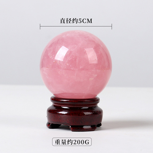 5cm natural crystal ball ornaments crystal agate raw stone polished seven-star array home desktop decoration crafts