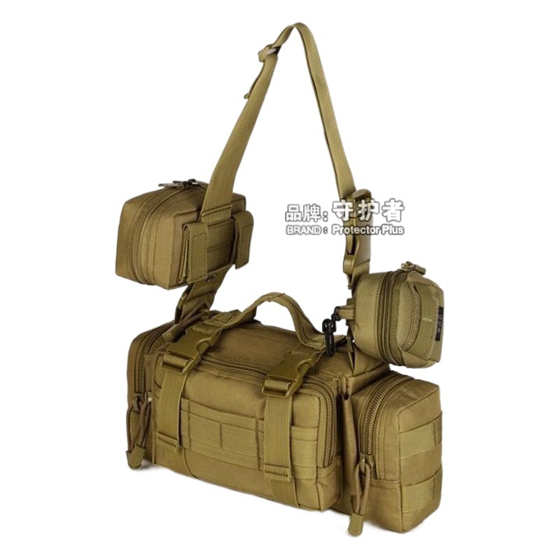 2023 nueva táctica multifuncional bolsa de cintura al aire libre impermeable hombro bolsa de mensajero hombres y mujeres bolsa de pecho ventas directas de la fábrica