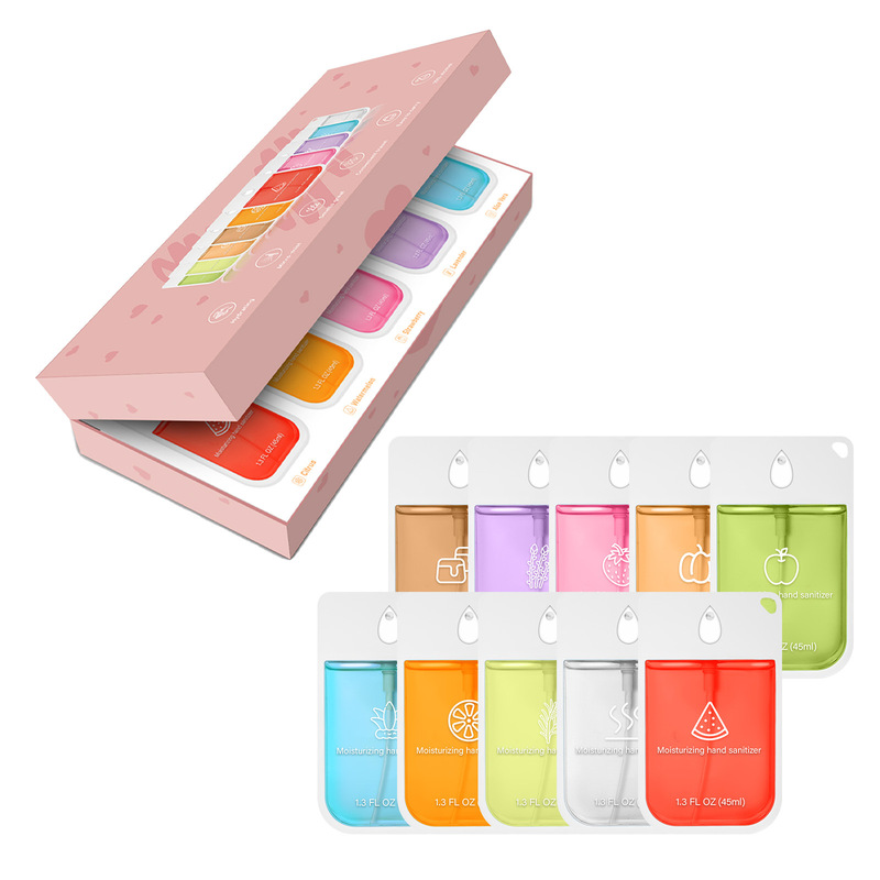 Cross-Border Amazon Tk No-Wash Fragrance Antibacterial Liquid Soap Hand Sanitizer Ten-Piece Set