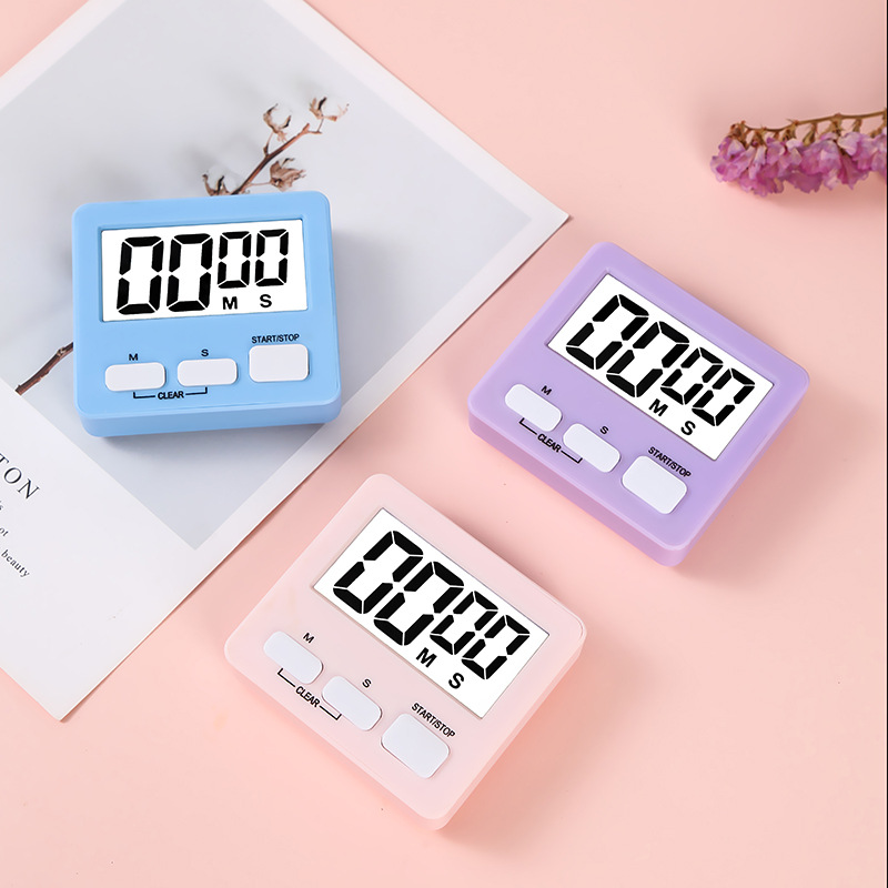 208 pantalla grande cocina horneado multifunción temporizador imán recordatorio temporizador de Cuenta atrás