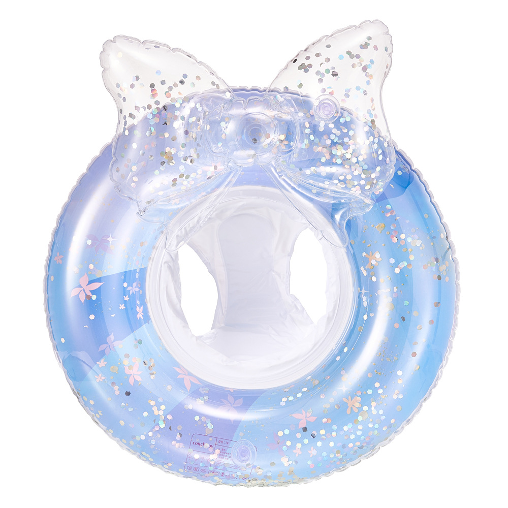 Pareja ins engrosada celebridad de Internet Rosa sirena asiento anillo dividir niños sirena anillo de natación anillo de asiento infantil