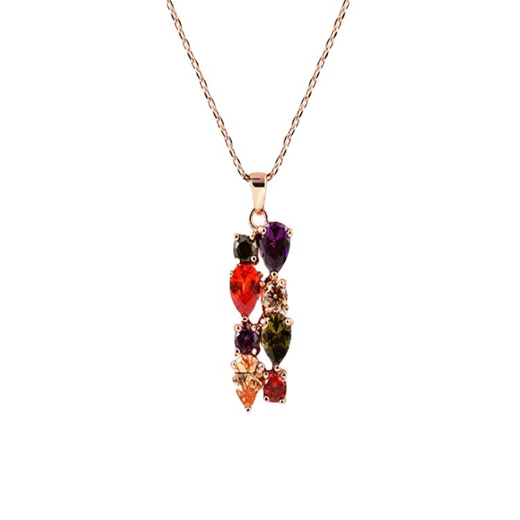 Комплект аксессуаров для невесты: блестящая циркония, кулон, necklace и серьги, кольцо, ювелирные изделия, набор из 3 предметов