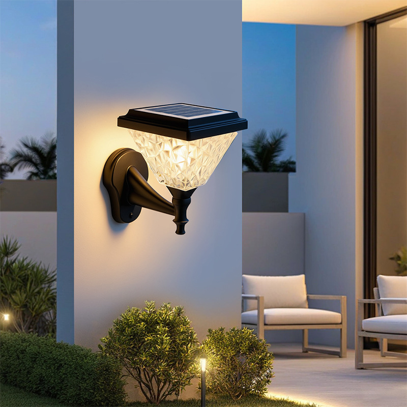 lámpara de pared exterior lámpara de patio impermeable exterior E27 lámpara de pared exterior pasillo terraza cuadrada redonda IP65 impermeable