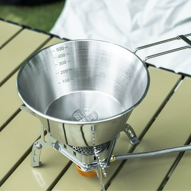 Travel handheld set for camping stainless steel, tableware