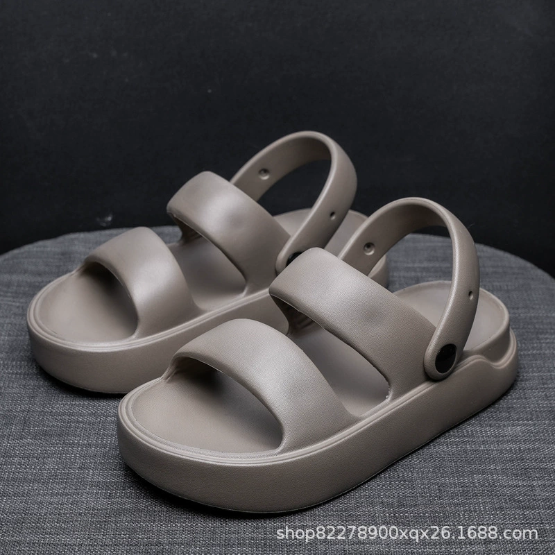 Туфли-челси на платформе Birkenstock для девушек и молодых мужчин, летние пляжные шлепанцы с широкой подошвой, лёгкие, модные, на кокосовые (пляжные) шлепки