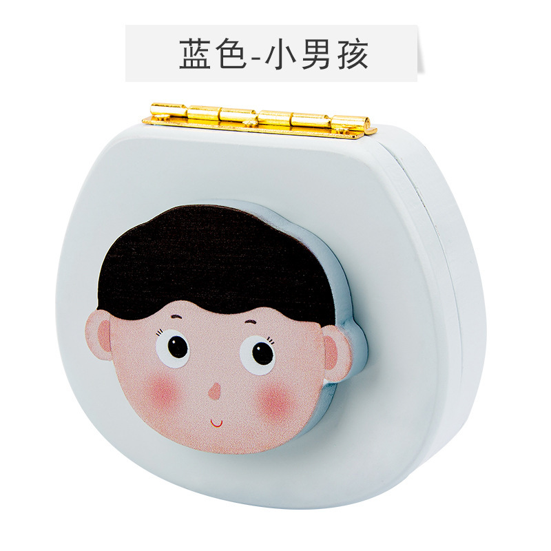 乳歯収納ボックス子供乳歯記念ボックス女の子赤ちゃん歯コレクション胎髪保存木製ボックス男の子|undefined