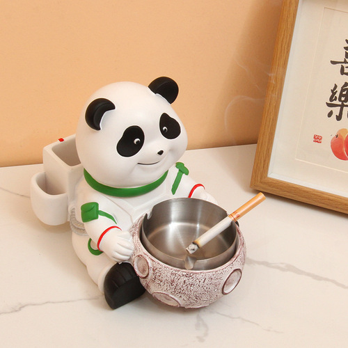 Creative cartoon astronaut ashtray office ins personalized desktop living room home storage small ornaments decoration