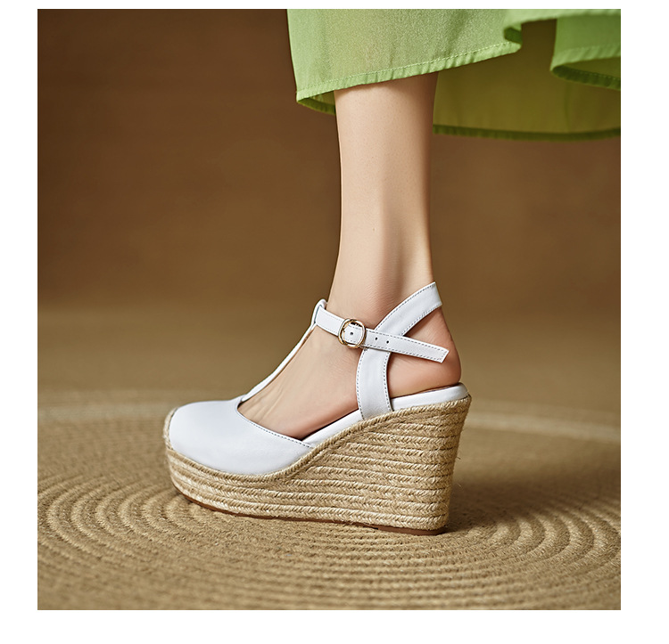 Sandal cao gót nữ mũi nhọn quai chữ T đế xuồng gót 9 cm — màu trắng, màu mơ chi tiết 12