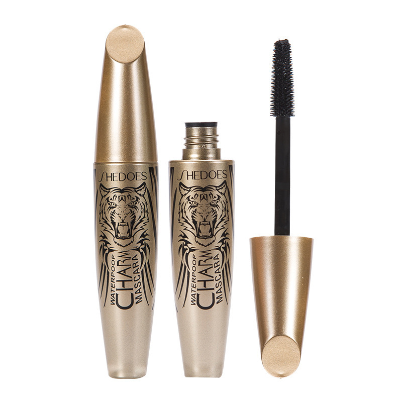 2023 nuevo cross-border popular Tiger Head impermeable curling cifrado alargado no floreciente 4D fábrica de maquillaje de rímel
