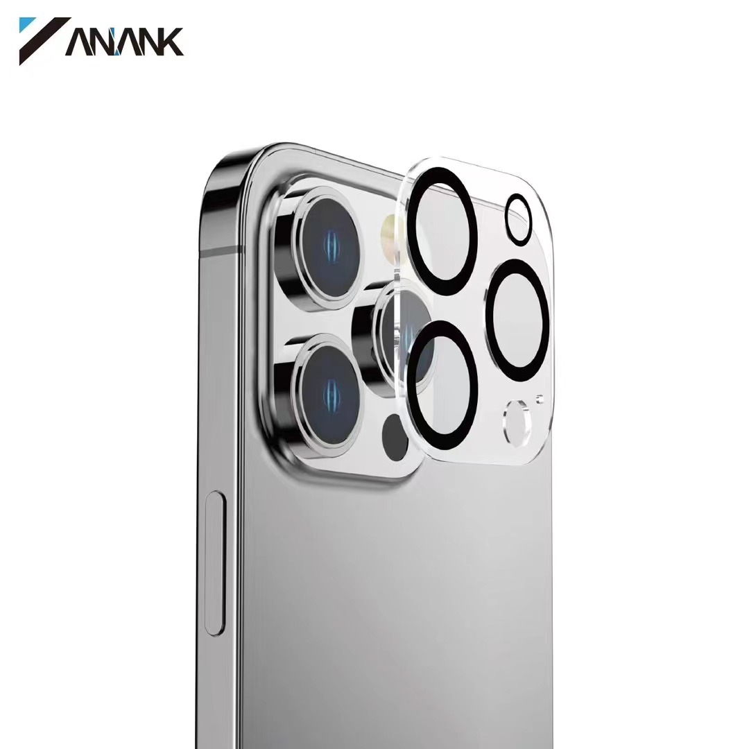 Ank marca iPhone15pro Acero inoxidable águila ojo lente película protector Apple 15 película de lente trasera