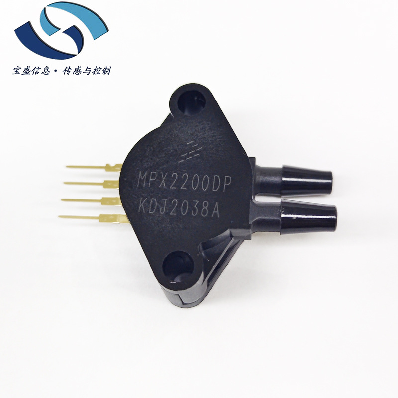 MPX2200DP 差分压力传感器29.01PSI(200kPa)双管输出10V模块4-SIP