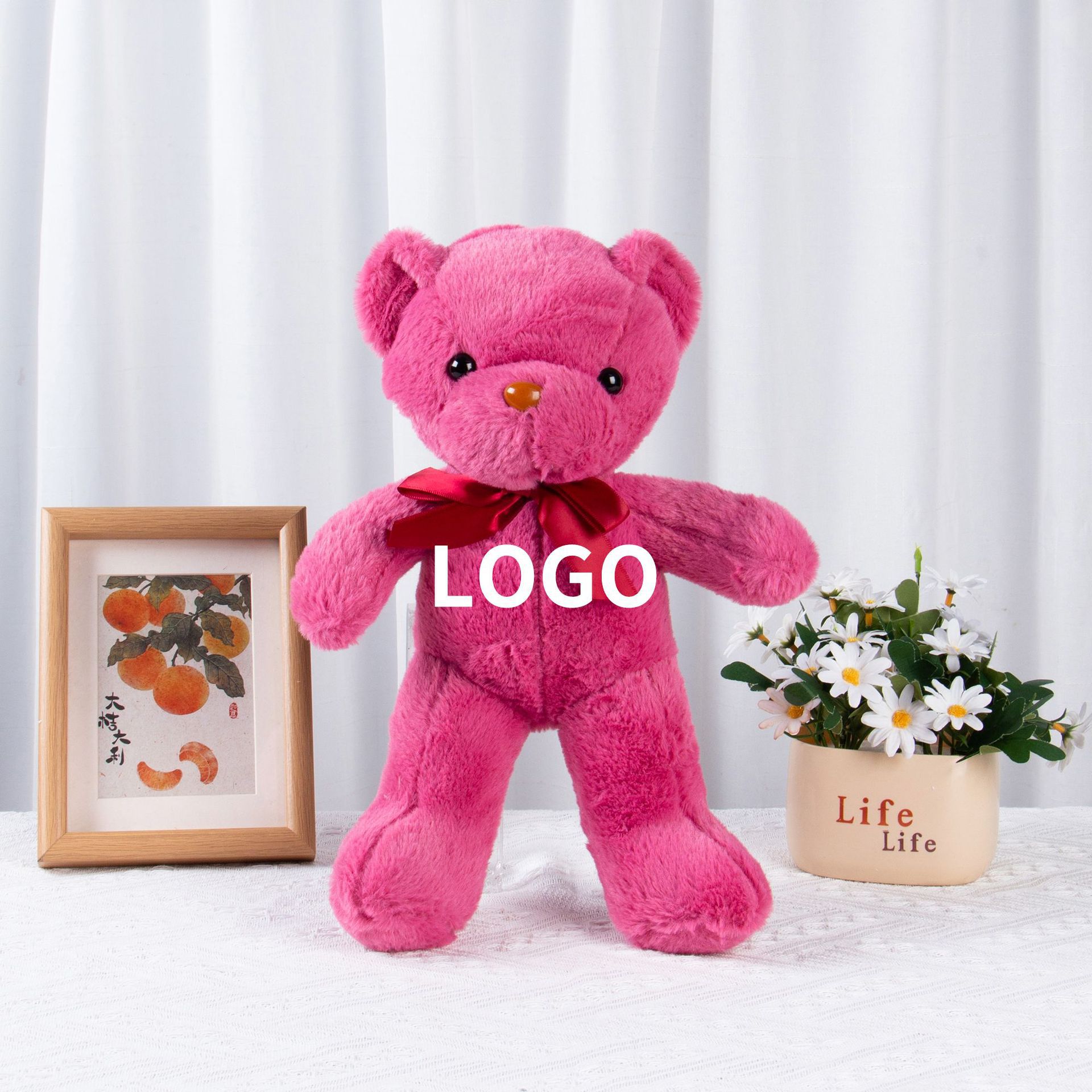 Bebés de oso de colores lindos muñecas de peluche de diez colores muñecas de agarre empujar regalos de boda arrojar osos